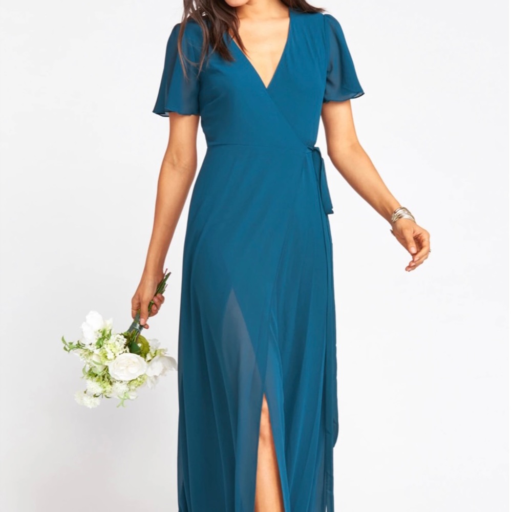 Mumu Noelle wrap dress